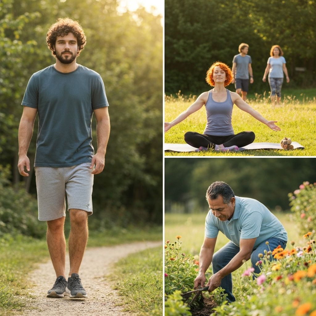 People engaging in physical activity